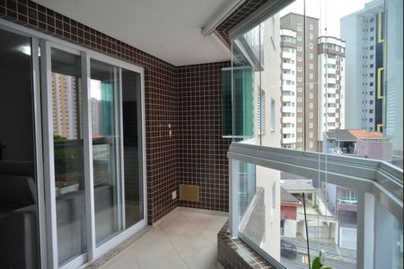 Varanda gourmet de apartamento à venda com 3 quartos, 100m² em Vila Assunção, Santo André