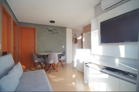 sala de apartamento para alugar com 2 quartos, 47m² em Santo Afonso, Novo Hamburgo