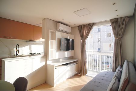 sala de apartamento para alugar com 2 quartos, 47m² em Santo Afonso, Novo Hamburgo