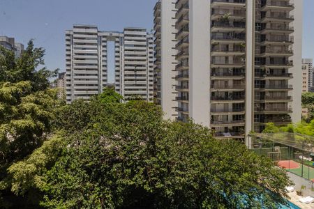 Vista da Sala de apartamento para alugar com 2 quartos, 72m² em Indianópolis, São Paulo