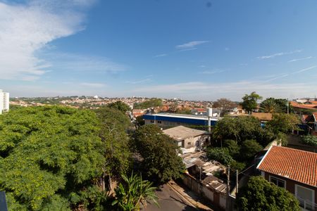VISTA DA SALA de apartamento para alugar com 2 quartos, 46m² em Jardim Boa Esperança, Campinas