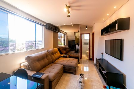 Sala de apartamento à venda com 3 quartos, 130m² em Nova Vista, Belo Horizonte