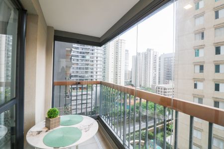 Varanda de apartamento para alugar com 1 quarto, 26m² em Brooklin, São Paulo