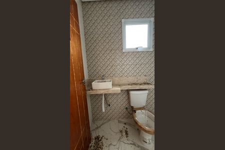 Banheiro da Suíte de apartamento para alugar com 2 quartos, 78m² em Jardim Guarará, Santo André