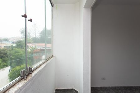Varanda da Sala  de apartamento para alugar com 2 quartos, 48m² em Vila Carmosina, São Paulo