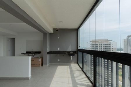 Varanda da Sala de apartamento para alugar com 3 quartos, 130m² em Além Ponte, Sorocaba
