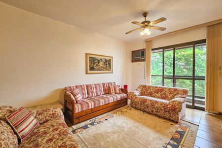 Sala de apartamento para alugar com 3 quartos, 130m² em Jardim Tres Marias, Guarujá