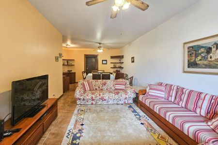 Sala de apartamento para alugar com 3 quartos, 130m² em Jardim Tres Marias, Guarujá