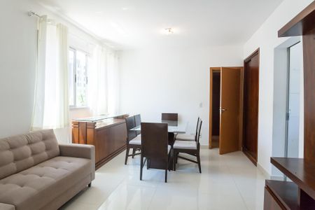 sala de apartamento à venda com 2 quartos, 64m² em Sion, Belo Horizonte