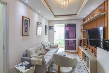 Sala  de apartamento à venda com 3 quartos, 78m² em Centro, Diadema