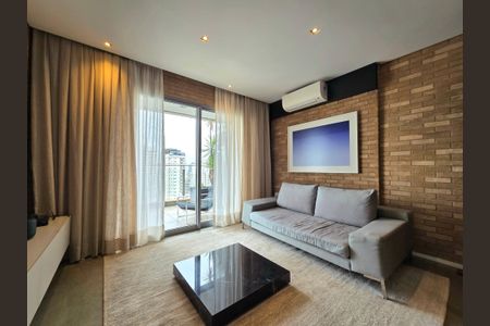 Sala de apartamento para alugar com 1 quarto, 72m² em Vila Nova Conceição, São Paulo