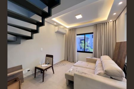 Sala de casa de condomínio para alugar com 3 quartos, 121m² em Jardim Santa Helena, Valinhos