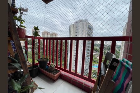 Varanda da Sala de apartamento à venda com 2 quartos, 58m² em Butantã, São Paulo