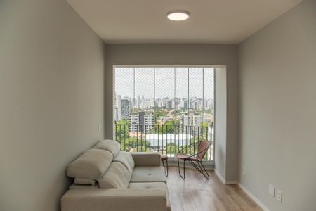 Sala de apartamento para alugar com 2 quartos, 61m² em Brooklin, São Paulo