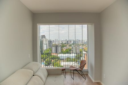 Sala de apartamento para alugar com 2 quartos, 61m² em Brooklin, São Paulo