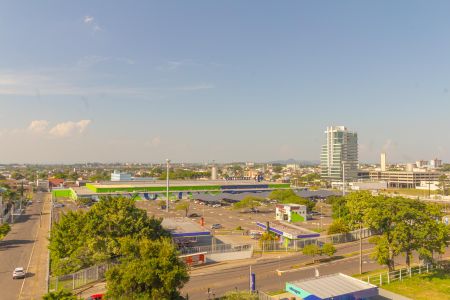 Vista da Sala de apartamento à venda com 2 quartos, 56m² em Centro, Canoas
