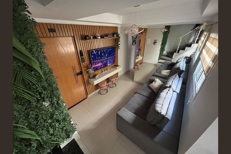Sala de apartamento para alugar com 2 quartos, 96m² em Vila Pires, Santo André