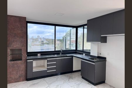 Cozinha de apartamento para alugar com 1 quarto, 45m² em Centro, Betim