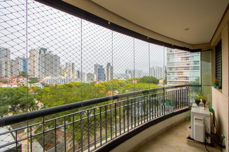 Varanda da sala de apartamento para alugar com 3 quartos, 114m² em Jardim, Santo André