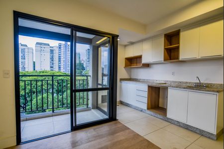 Sala de apartamento para alugar com 1 quarto, 42m² em Campestre, Santo André