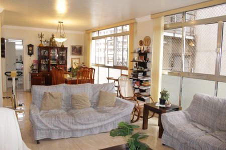 sala  de apartamento à venda com 3 quartos, 123m² em Santa Cecilia, São Paulo