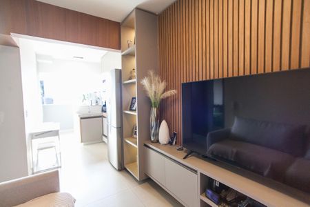 Sala de apartamento para alugar com 2 quartos, 50m² em Tibery, Uberlândia