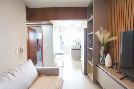 Sala de apartamento para alugar com 2 quartos, 50m² em Tibery, Uberlândia