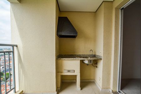 Varanda da Sala de apartamento para alugar com 3 quartos, 83m² em Vila América, Santo André