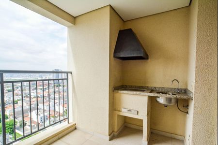 Varanda da Sala de apartamento para alugar com 3 quartos, 83m² em Vila América, Santo André