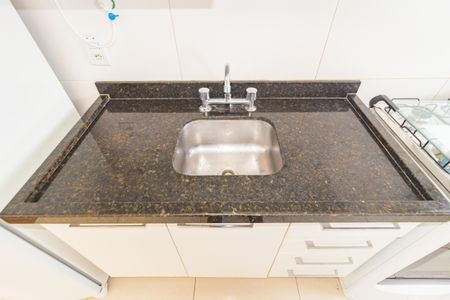 Apartamento para alugar com 40m², 1 quarto e 1 vagaDetalhe - Cozinha