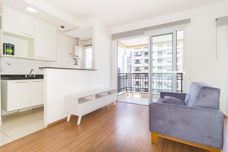 Sala de apartamento à venda com 1 quarto, 40m² em Vila Regente Feijó, São Paulo