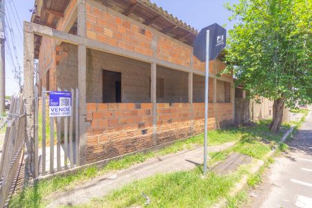 Fachada/placa de casa à venda com 2 quartos, 63m² em Harmonia, Canoas