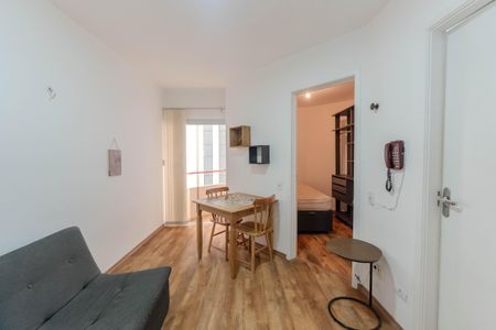 Sala de apartamento para alugar com 1 quarto, 32m² em Bela Vista, São Paulo