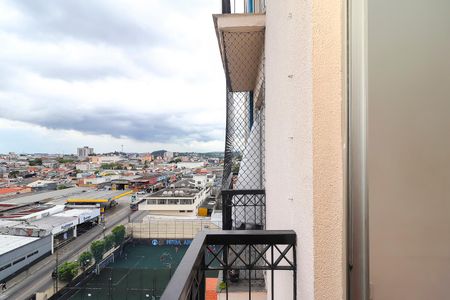 Varanda da Sala de apartamento para alugar com 2 quartos, 56m² em Vila Carmosina, São Paulo