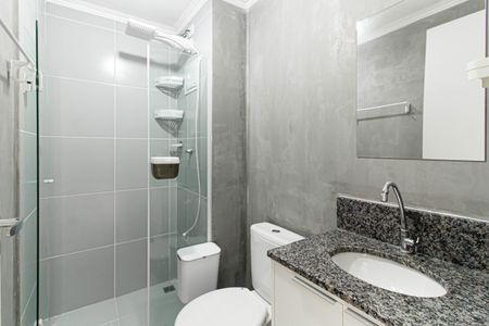 Banheiro de apartamento para alugar com 1 quarto, 25m² em Barra Funda, São Paulo