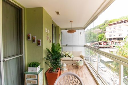 Varanda da Sala de apartamento à venda com 2 quartos, 93m² em Santa Rosa, Niterói