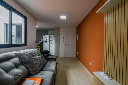 Sala de apartamento para alugar com 2 quartos, 106m² em Vila Curuçá, Santo André