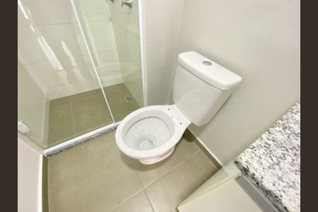 Banheiro de apartamento para alugar com 1 quarto, 26m² em Belenzinho, São Paulo