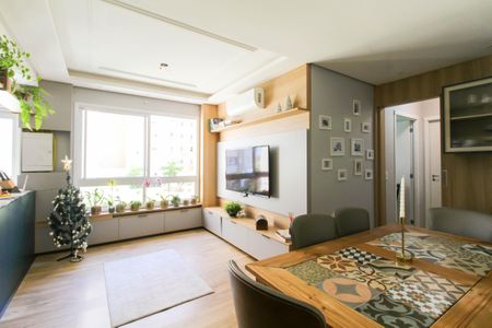 Sala de apartamento à venda com 2 quartos, 61m² em Marechal Rondon, Canoas