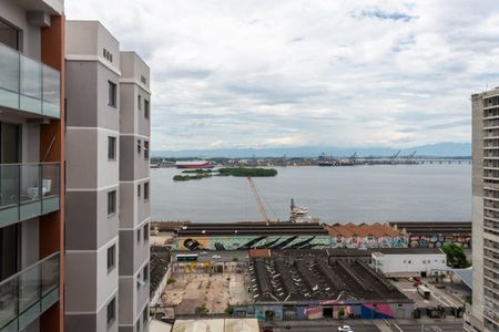 Varanda da Sala de apartamento à venda com 2 quartos, 43m² em Santo Cristo, Rio de Janeiro