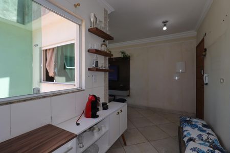 Sala de apartamento à venda com 2 quartos, 70m² em Parque Erasmo Assunção, Santo André