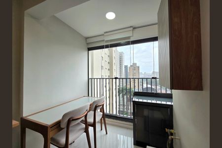 Varanda de apartamento para alugar com 1 quarto, 29m² em Indianópolis, São Paulo
