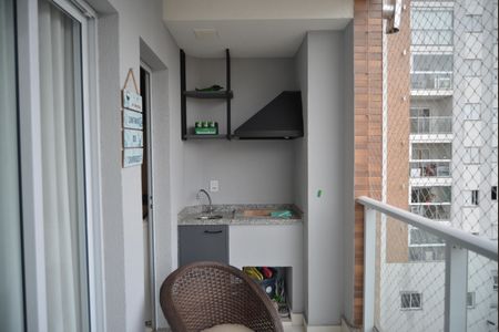 Varanda gourmet de apartamento para alugar com 2 quartos, 65m² em Rudge Ramos, Santo André