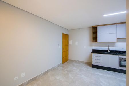 Sala/Cozinha de apartamento para alugar com 2 quartos, 62m² em Vila Humaita, Santo André