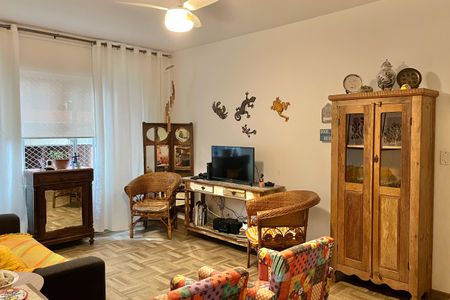 Sala de apartamento para alugar com 3 quartos, 153m² em Campo Grande, Santos