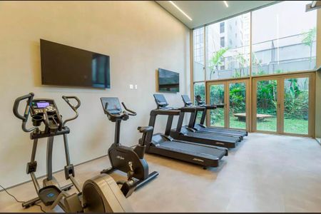 Apartamento para alugar com 27m², 1 quarto e sem vaga Apartamento para alugar com 27m², 1 quarto e sem vagaÁrea comum - Academia