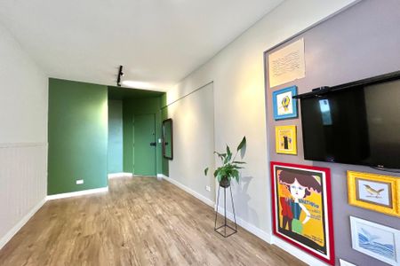 Sala de apartamento para alugar com 2 quartos, 52m² em Vila Monte Alegre, São Paulo