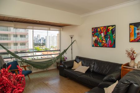 Sala de apartamento à venda com 2 quartos, 92m² em Jardim das Acacias, São Paulo