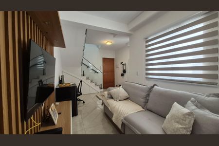 Sala de apartamento à venda com 2 quartos, 100m² em Parque das Nações, Santo André