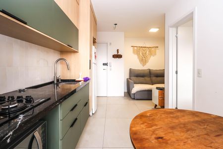 Sala e Cozinha de apartamento para alugar com 1 quarto, 32m² em Sacomã, São Paulo